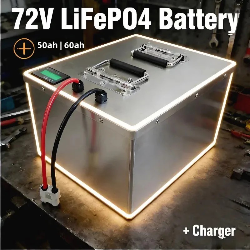72V 60Ah Lifepo4 Battery Pack - Akumulator litowo-żelazowo-fosforanowy (LiFePO4) 72V 50Ah 50A