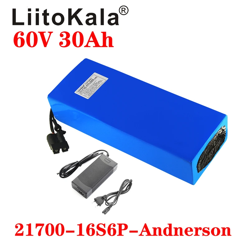 LiitoKala 60V 30ah 16 s6p skut – 60V 30Ah Electric Scooter Battery recenzja i cena