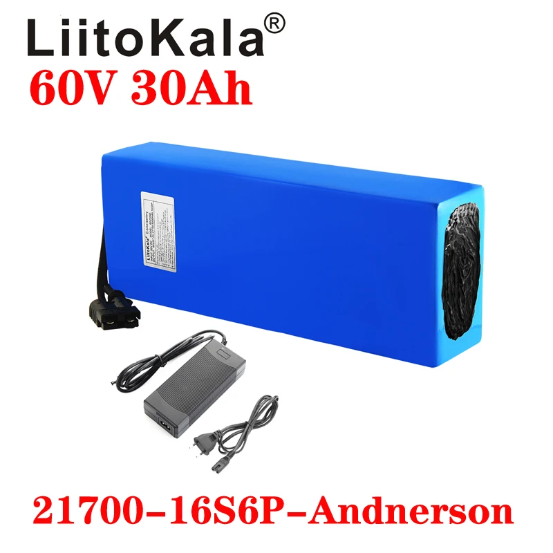 LiitoKala 60V 30ah 16 s6p skut – 60V 30Ah Electric Scooter Battery recenzja i cena