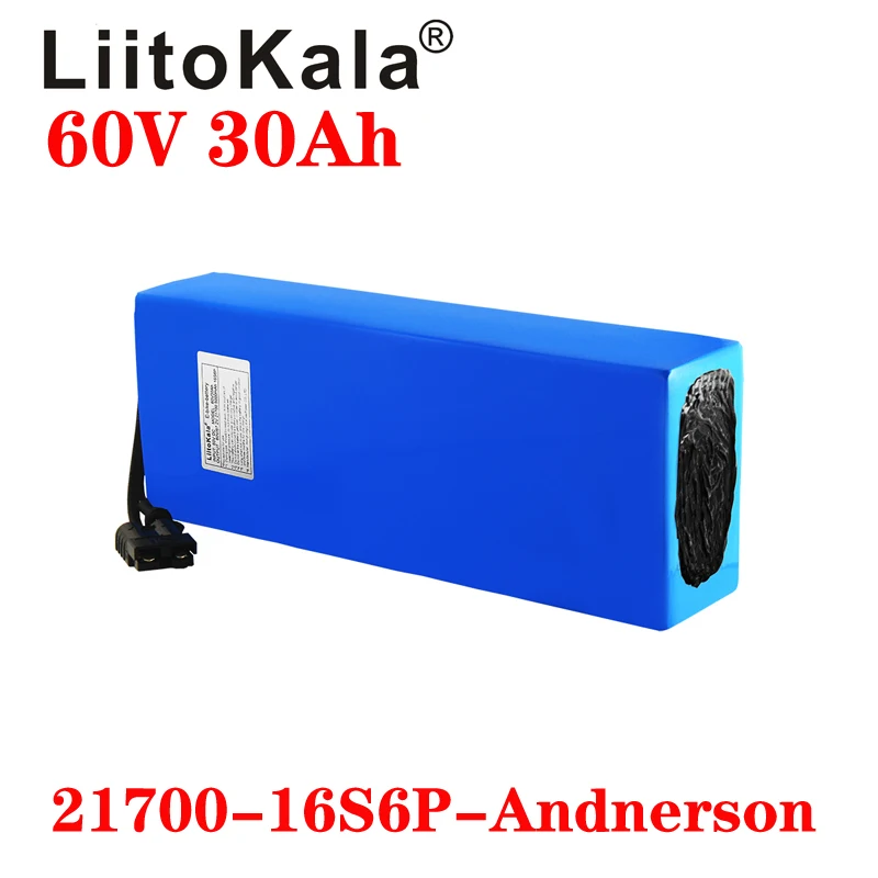 LiitoKala 60V 30ah 16 s6p skut – 60V 30Ah Electric Scooter Battery recenzja i cena