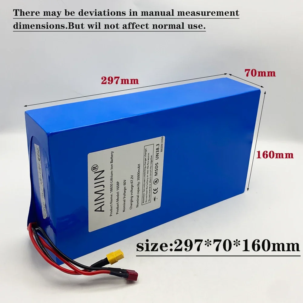 Akumulator litowo-jonowy 18650 – 60V 30Ah Electric Scooter Battery recenzja i cena