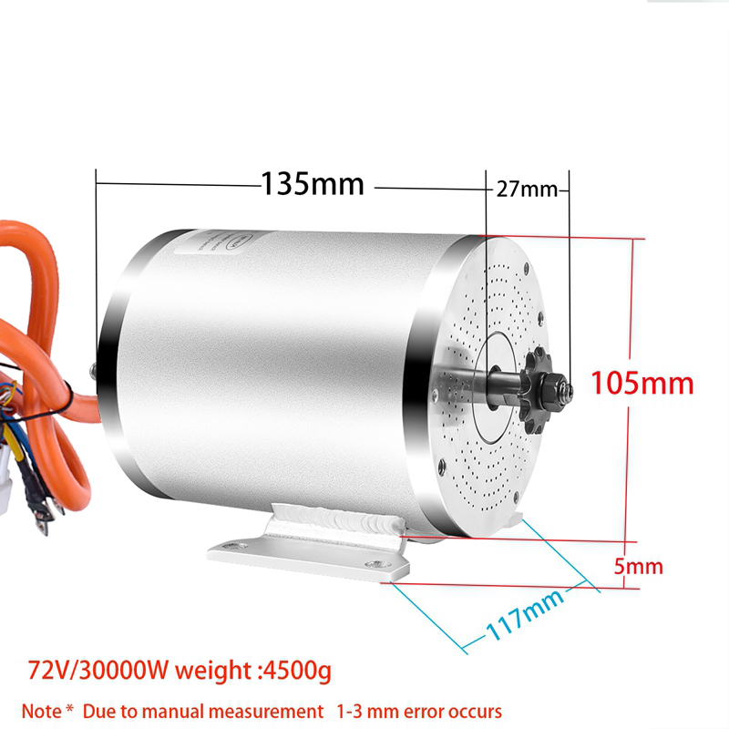 Zestaw do konwersji z silnikie – Electric Motorcycle Conversion Kit 72V recenzja i cena