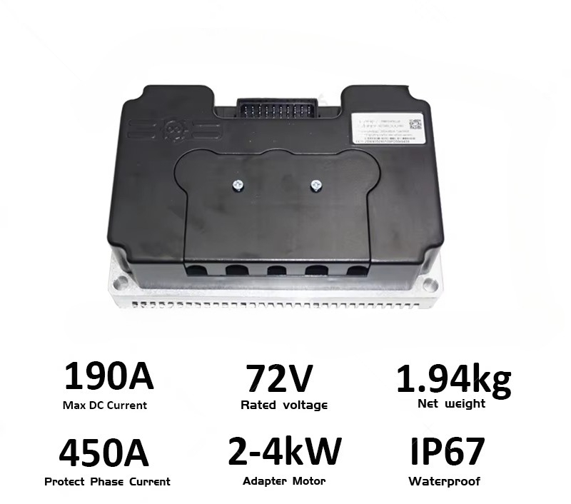 QSMOTOR 205 3000W V3 Bezszczot – Electric Motorcycle Conversion Kit 72V recenzja i cena