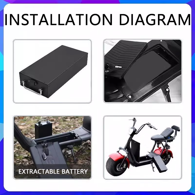 Akumulator litowy 60V 20AH -40 – 60V 30Ah Electric Scooter Battery recenzja i cena